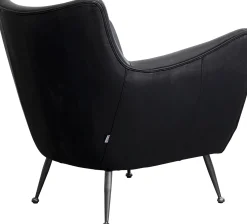 KARE Design Poltrona Goldfinger Nera - KARE> Poltrone