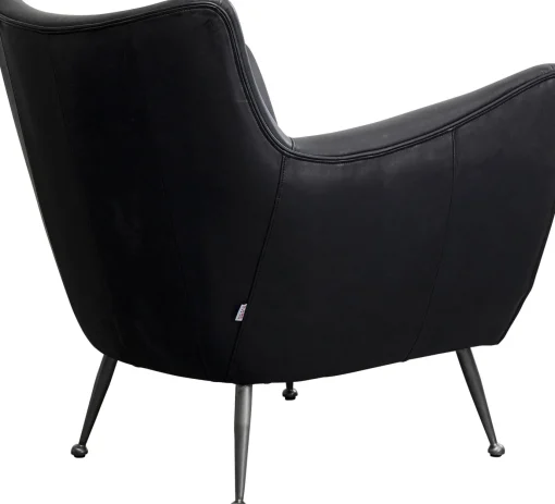 KARE Design Poltrona Goldfinger Nera - KARE> Poltrone