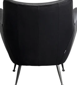KARE Design Poltrona Goldfinger Nera - KARE></noscript> Poltrone