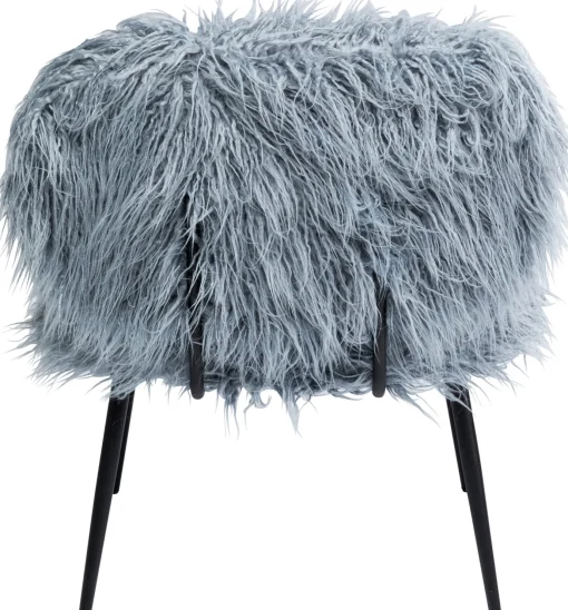 KARE Design Poltrona Hairy Blu - KARE> Poltrone