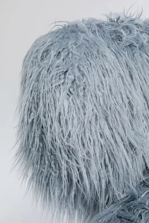 KARE Design Poltrona Hairy Blu - KARE> Poltrone