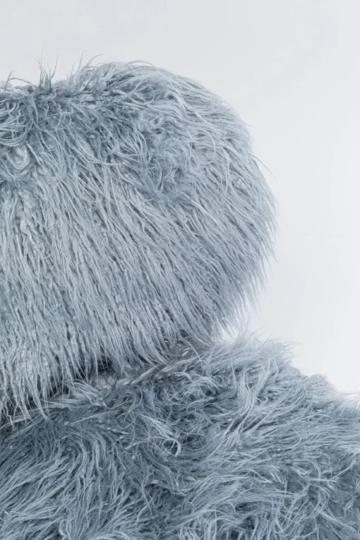 KARE Design Poltrona Hairy Blu - KARE> Poltrone