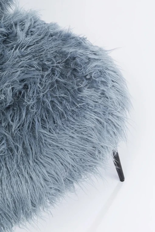 KARE Design Poltrona Hairy Blu - KARE> Poltrone