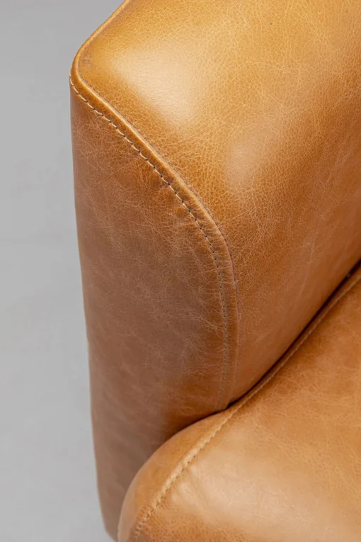 KARE Design Poltrona Lounge Cigar Pelle Marrone Chiaro - KARE> Poltrone