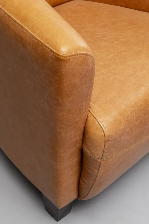 KARE Design Poltrona Lounge Cigar Pelle Marrone Chiaro - KARE> Poltrone