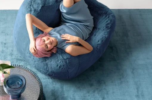 KARE Design Poltrona Mika blu - KARE> Poltrone