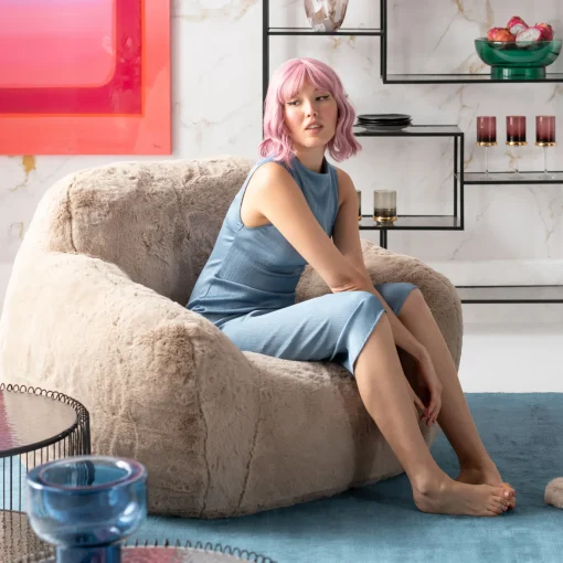 KARE Design Poltrona Mika creme - KARE> Poltrone