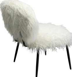 KARE Design Poltrona Pelo Bianco - KARE> Poltrone