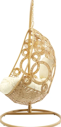 KARE Design Poltrona pendula Ibiza naturale - KARE> Poltrone