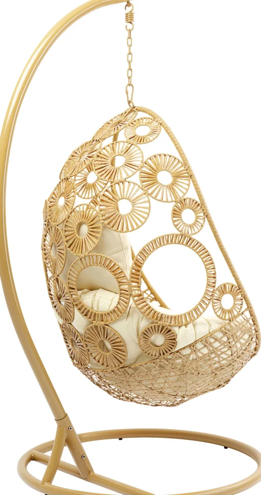 KARE Design Poltrona pendula Ibiza naturale - KARE> Poltrone