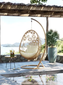 KARE Design Poltrona pendula Ibiza naturale - KARE></noscript> Poltrone