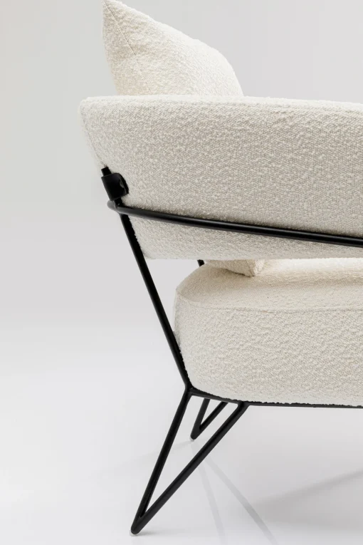 KARE Design Poltrona Peppo bianco - KARE> Poltrone