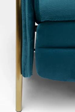 KARE Design Poltrona Relax Lazy Velluto blu - KARE></noscript> Poltrone