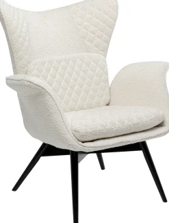 KARE Design Poltrona Tudor Bouclé crema - KARE></noscript> Poltrone