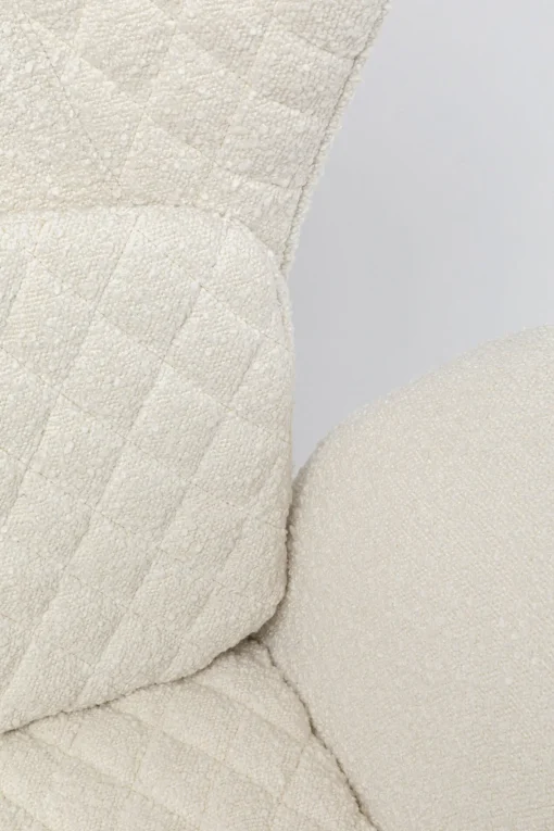 KARE Design Poltrona Tudor Bouclé crema - KARE> Poltrone