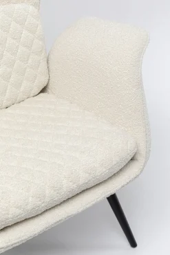 KARE Design Poltrona Tudor Bouclé crema - KARE></noscript> Poltrone