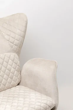 KARE Design Poltrona Tudor Velluto Crema - KARE></noscript> Poltrone