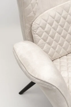 KARE Design Poltrona Tudor Velluto Crema - KARE></noscript> Poltrone
