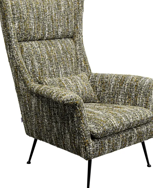 KARE Design Poltrona Vegas Forever Melange Verde - KARE> Poltrone
