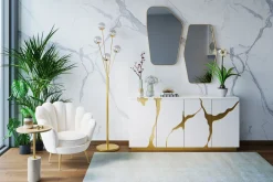 KARE Design Poltrona Water Lily beige - KARE></noscript> Poltrone
