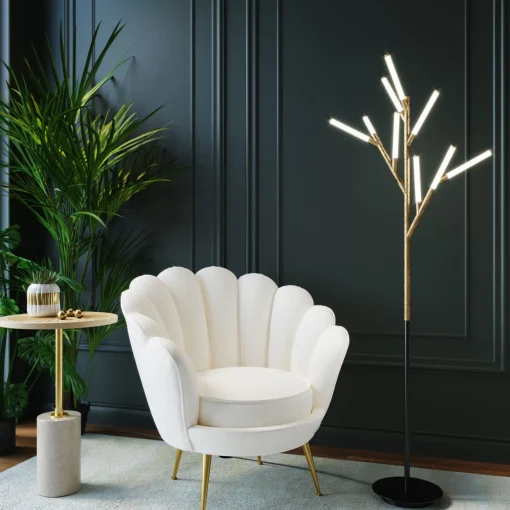 KARE Design Poltrona Water Lily beige - KARE> Poltrone