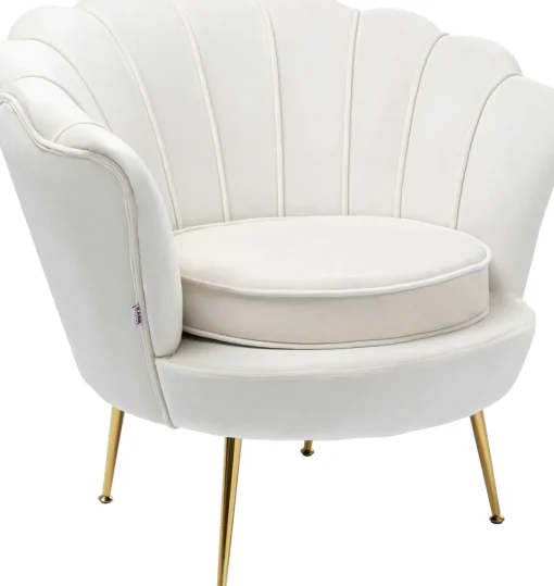KARE Design Poltrona Water Lily beige - KARE> Poltrone