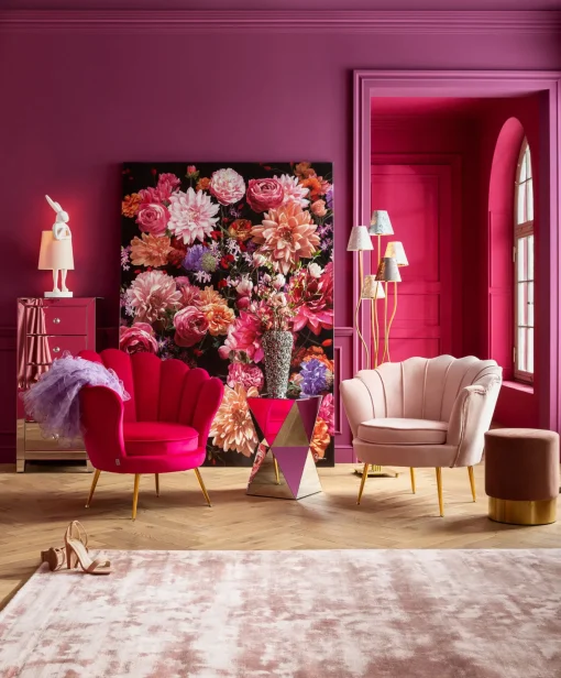 KARE Design Poltrona Water Lily rosa - KARE> Poltrone