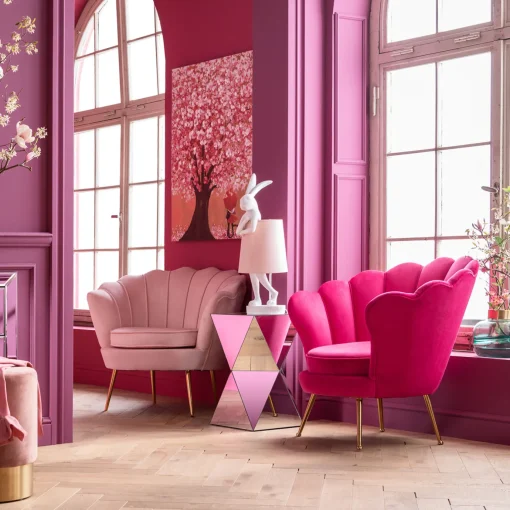 KARE Design Poltrona Water Lily rosa - KARE> Poltrone