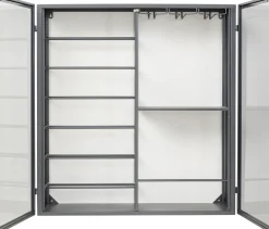 KARE Design Portabottiglie da parete Porto nero 75x80cm - KARE> Vetrina