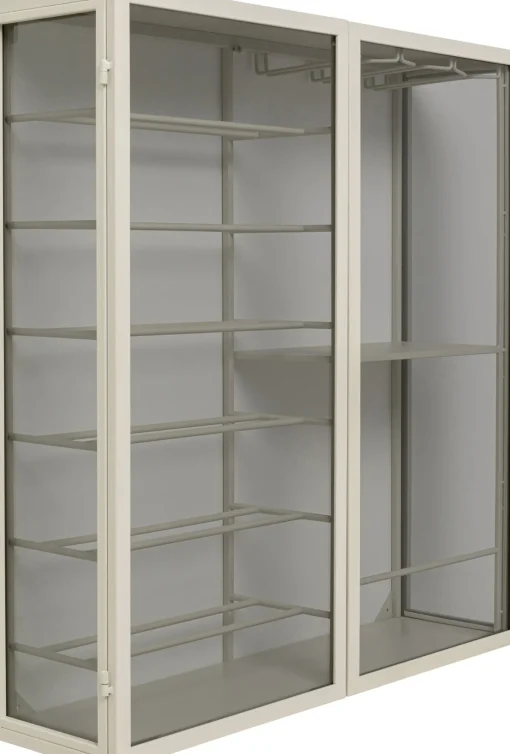 KARE Design Portabottiglie da parete Porto Greige 75x80cm - KARE> Vetrina
