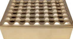 KARE Design POSACENERE SOHO QUADRATO OTTONE 25X25CM - KARE> Posacenere E Portasigarette