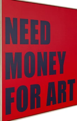 KARE Design Quadro con cornice Need Money 80x80cm - KARE> Quadri