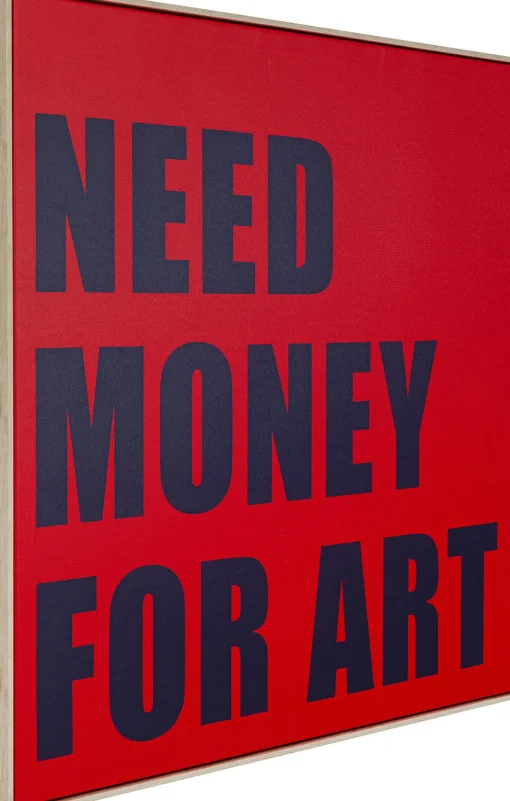 KARE Design Quadro con cornice Need Money 80x80cm - KARE> Quadri