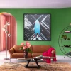 KARE Design Quadro con cornice Skyline Skater 149x149cm - KARE> Decorazioni Da Parete