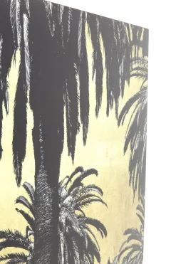 KARE Design QUADRO IN VETRO METALLIC PALMS 180X120CM - KARE></noscript> Quadri