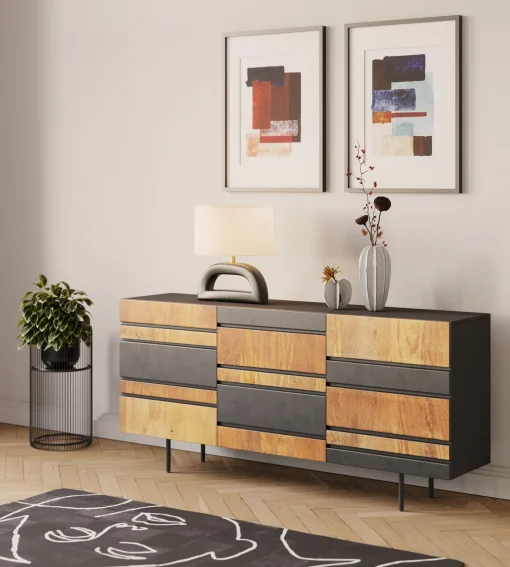 KARE Design Quadro incorniciato Box Back blu 60x80cm - KARE> Quadri
