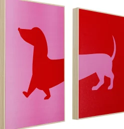 KARE Design Quadro incorniciato Cane Frankie (2/Set) - KARE> Quadri