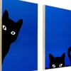 KARE Design Quadro incorniciato Ciao Gatto (2/Set) - KARE> Quadri