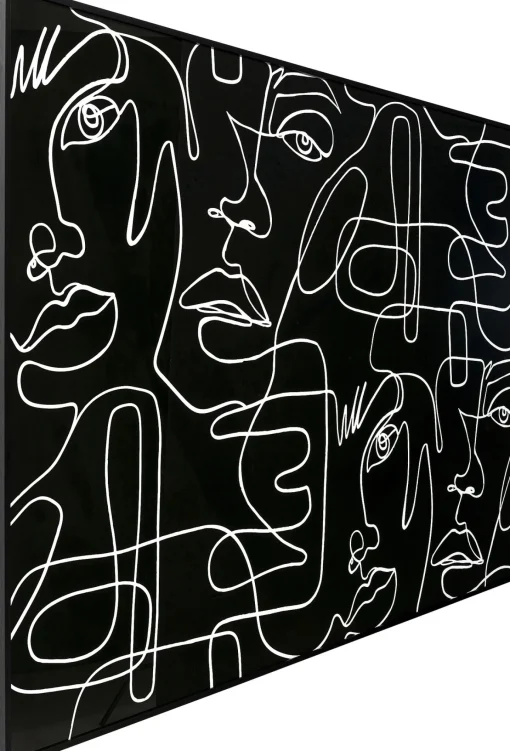 KARE Design Quadro incorniciato Faccia Arte Drawing 150x100cm - KARE> Quadri