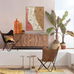KARE Design Quadro incorniciato Faccia Arte Tri Colore 90x120c - KARE> Quadri
