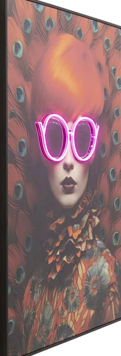 KARE Design Quadro incorniciato LED Fancy Red Lady 120x80 cm - KARE></noscript> Quadri