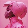 KARE Design Quadro incorniciato LED Pink Woman 80x80cm - KARE> Quadri