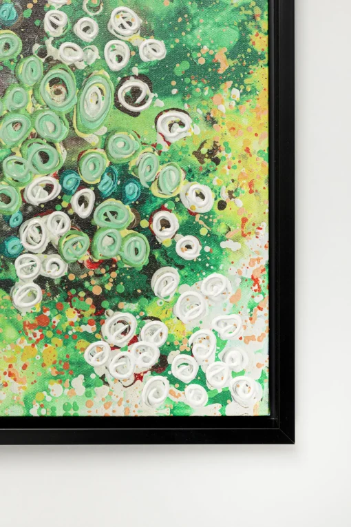 KARE Design Quadro incorniciato Top View Verde 100x100cm - KARE> Quadri