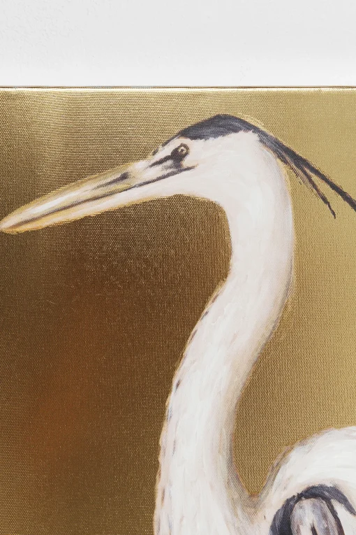 KARE Design QUADRO RITOCCATO DI OLIO HERON LEFT 70X50CM - KARE> Quadri