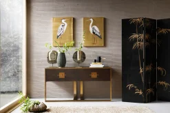 KARE Design QUADRO RITOCCATO DI OLIO HERON LEFT 70X50CM - KARE></noscript> Quadri