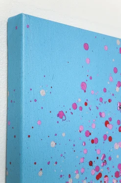 KARE Design Quadro Ritoccato Olio Flower Boat Blu-Rosa 160x120cm - KARE></noscript> Quadri