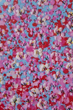 KARE Design Quadro Ritoccato Olio Flower Boat Blu-Rosa 160x120cm - KARE></noscript> Quadri