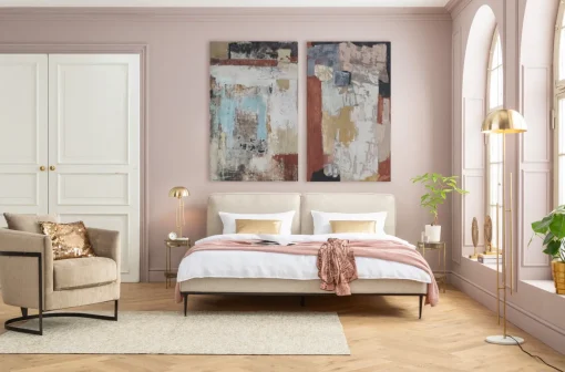 KARE Design Quadro su tela Art Splash arancione 90x120cm - KARE> Quadri