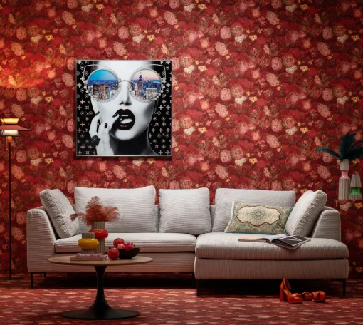 KARE Design Quadro vetro NY View 120x120cm - KARE> Quadri