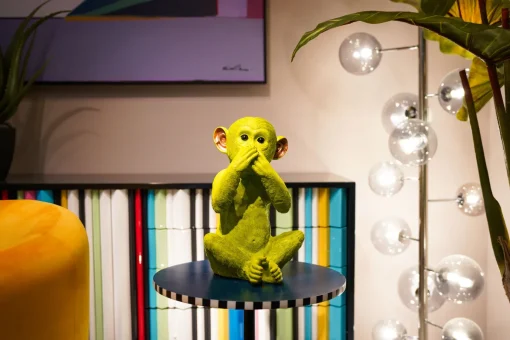 KARE Design SALVADANAIO MONKEY IWAZARU VERDE - KARE> Salvadanaio